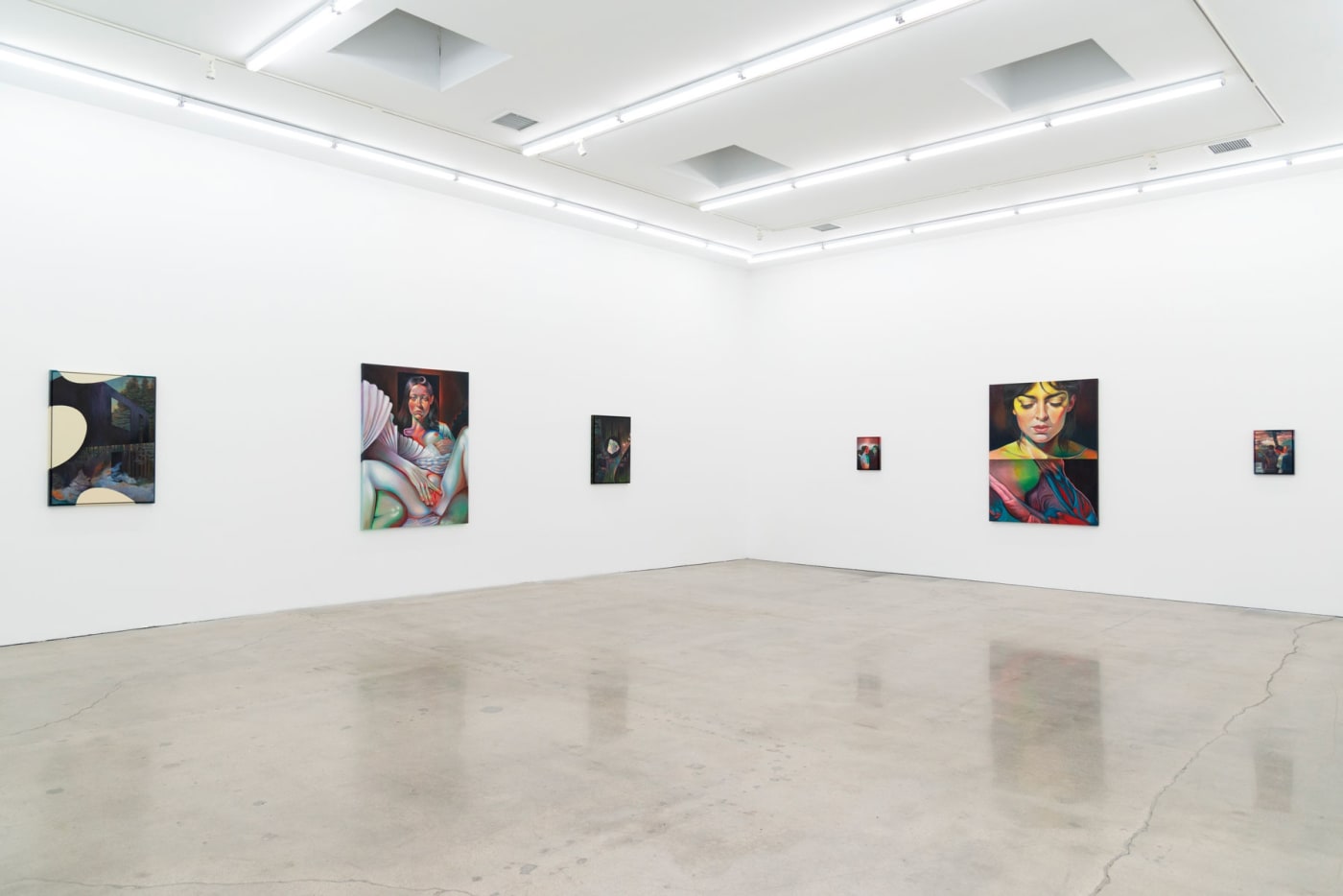 Installation image of Martine Johanna's exhibition at Hashimoto Contemporary Los Angeles 