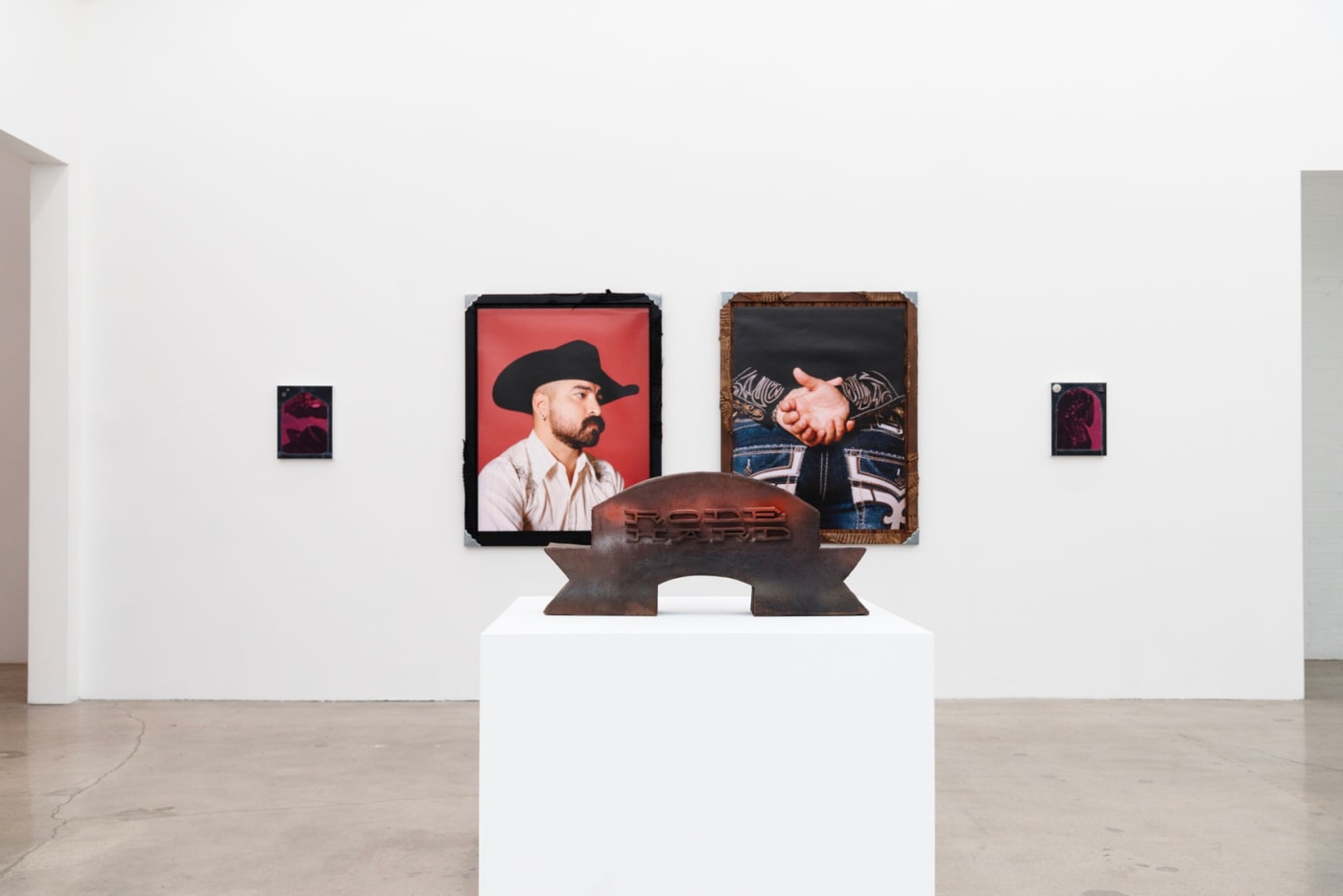 Installation images of group exhibition Weird West at Hashimoto Contemporary Los Angeles