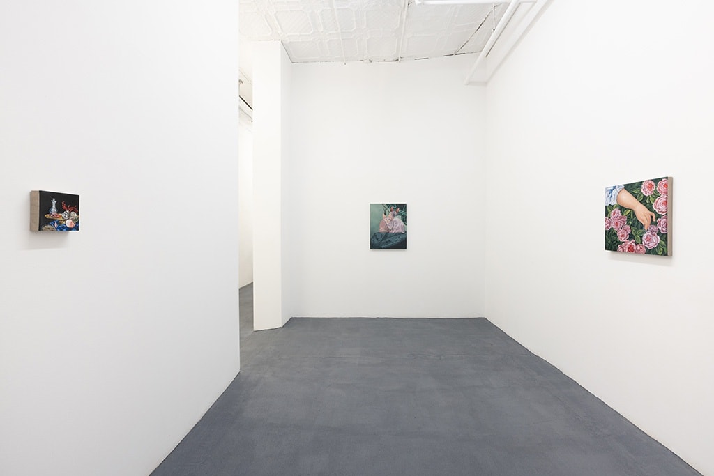 Installation image of Sabrina Bockler "Coquette" exhibition