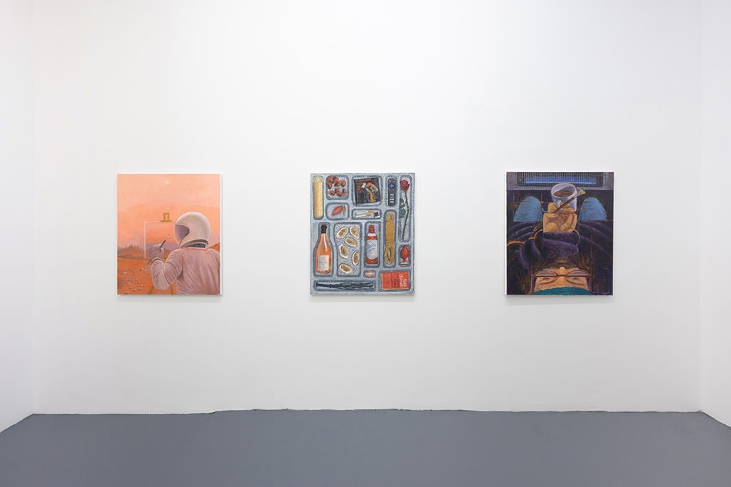 installation image of Paul Gagner exhibition "The Cut of My Jib"