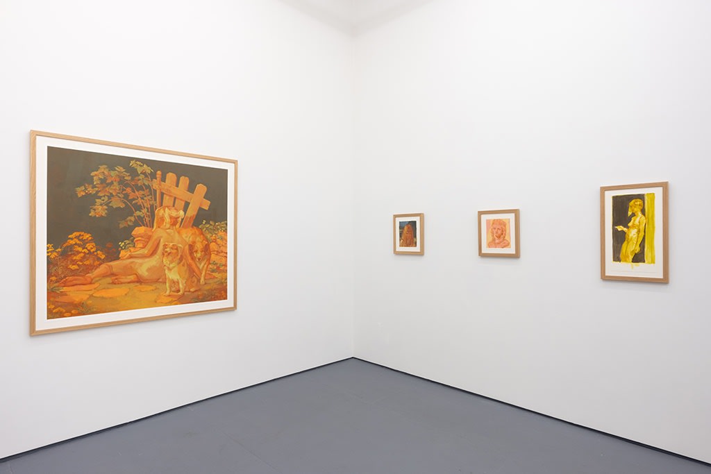 Installation image of Rachel Gregor exhibition "Cruel Babes"