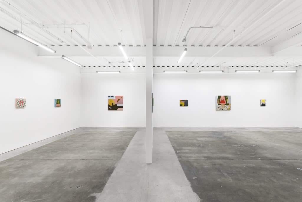 Installation view of Angela Burson's solo exhibition "Close Encounters" at Hashimoto Contemporary San Francisco