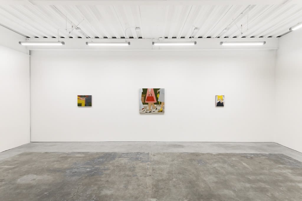 Installation view of Angela Burson's solo exhibition "Close Encounters" at Hashimoto Contemporary San Francisco