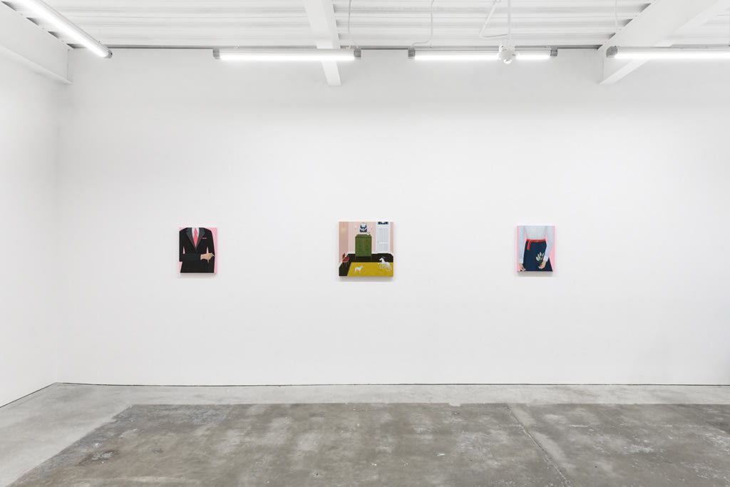 Installation view of Angela Burson's solo exhibition "Close Encounters" at Hashimoto Contemporary San Francisco
