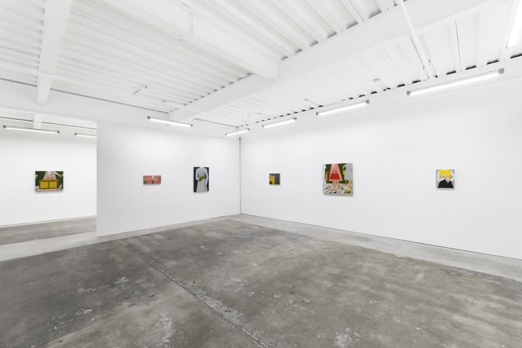 Installation view of Angela Burson's solo exhibition "Close Encounters" at Hashimoto Contemporary San Francisco