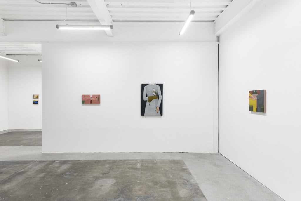 Installation view of Angela Burson's solo exhibition "Close Encounters" at Hashimoto Contemporary San Francisco