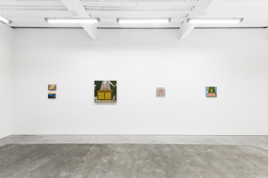Installation view of Angela Burson's solo exhibition "Close Encounters" at Hashimoto Contemporary San Francisco