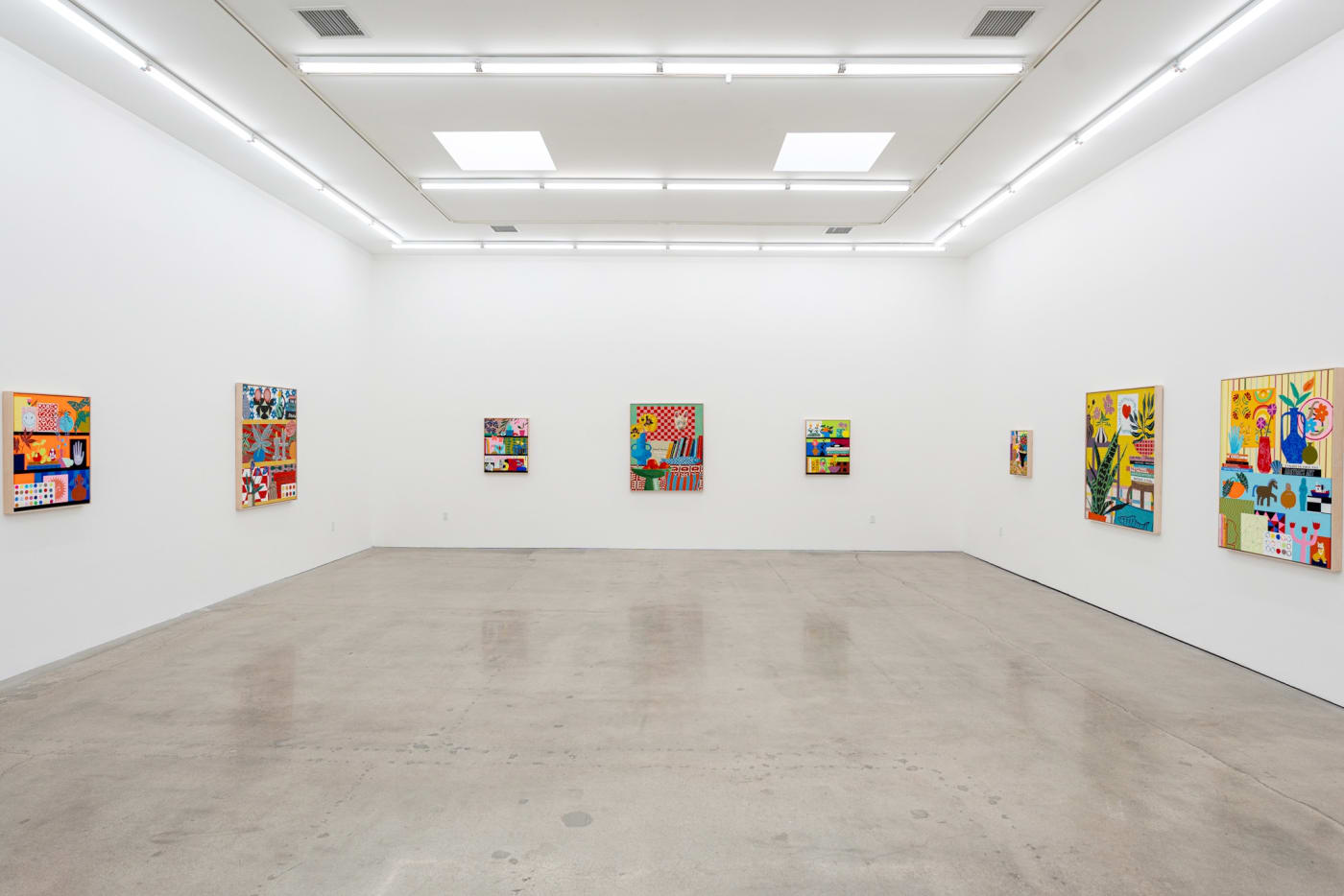 Installation image of Mary Finlayson's artwork at Hashimoto Contemporary Los Angeles