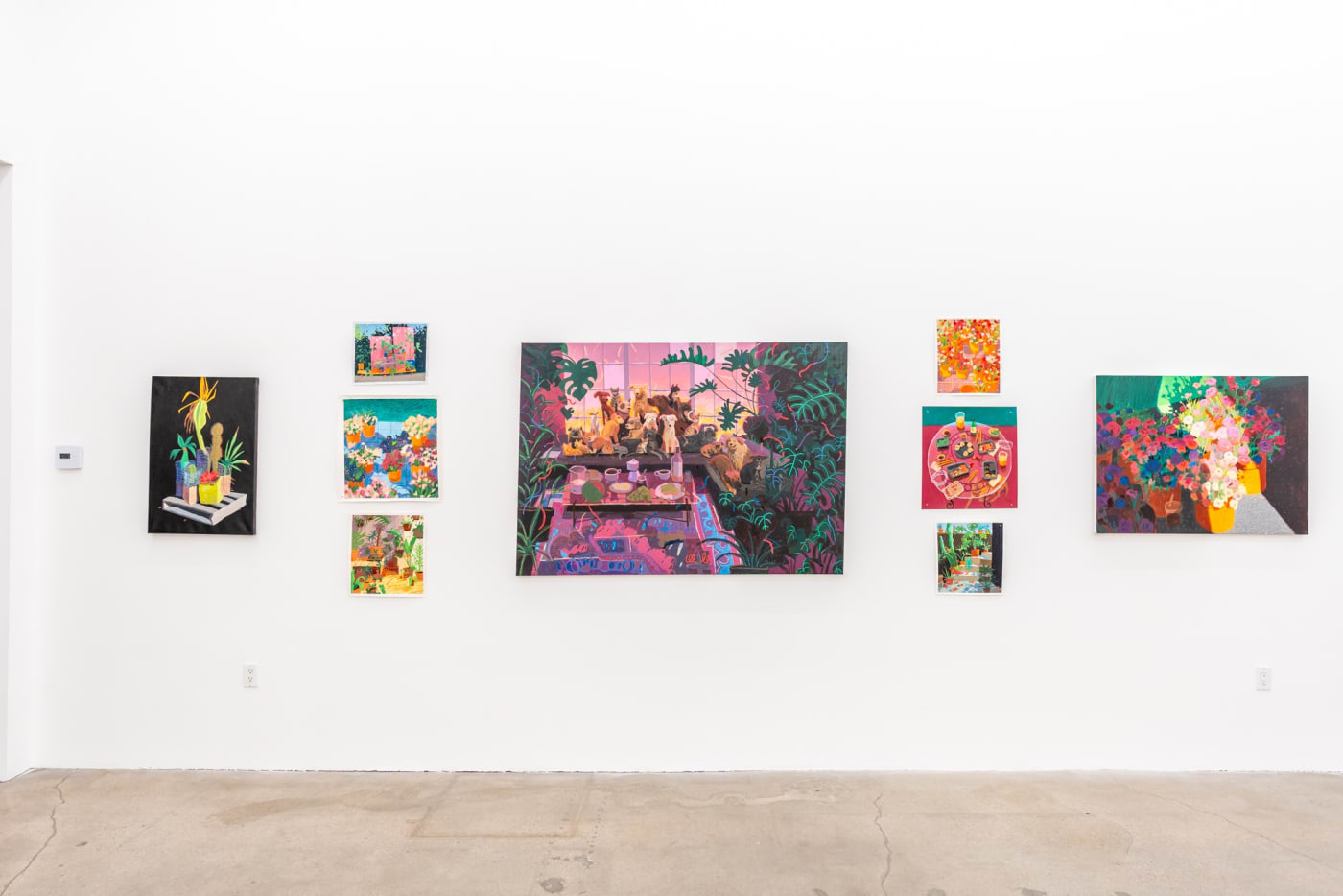 Installation image of Nicholas Bono Kennedy's work at Hashimoto Contemporary LA