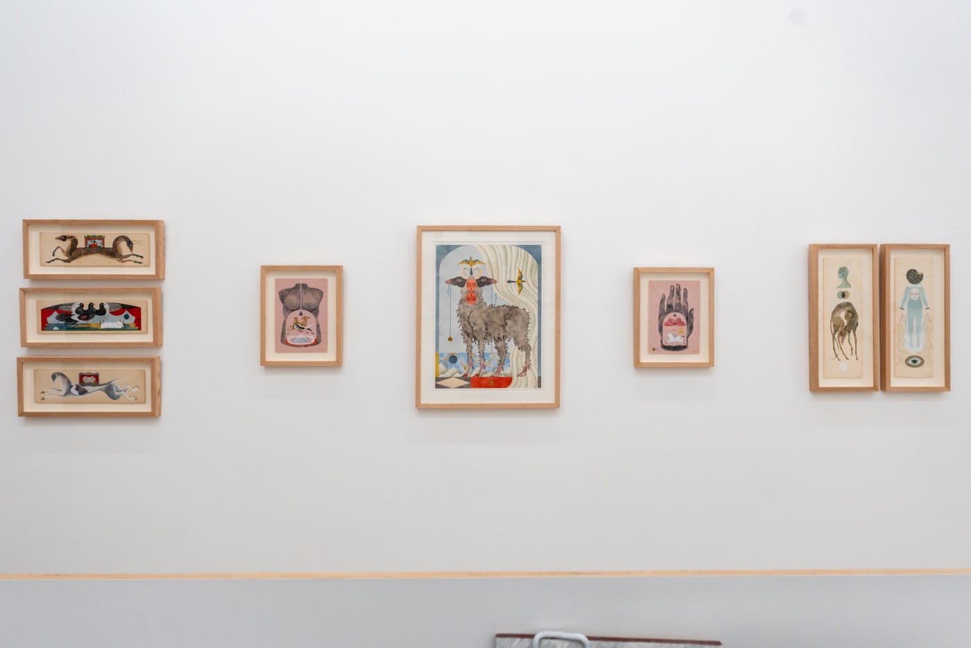 Installation image of Lou Benesch's work at Hashimoto Contemporary LA