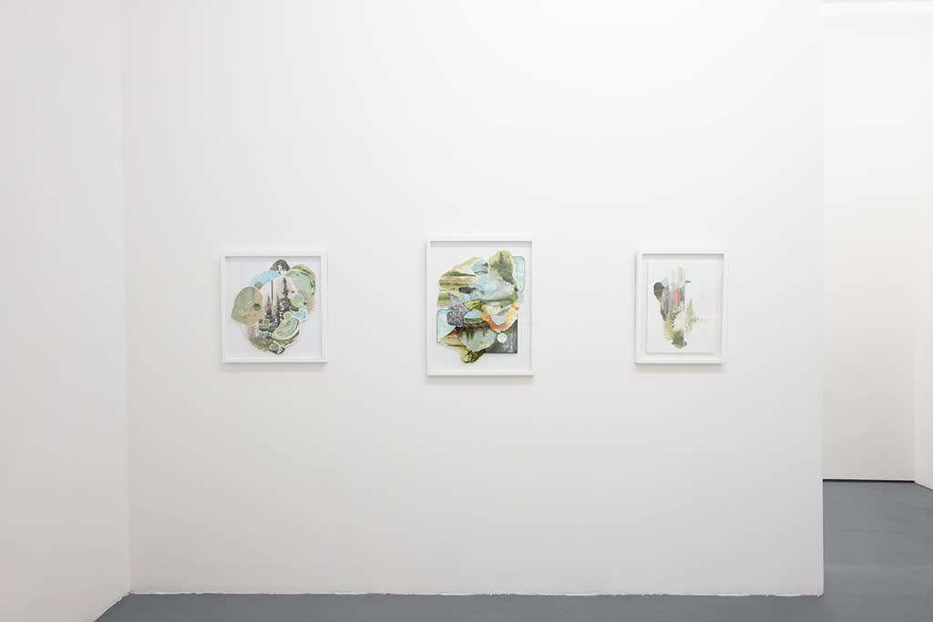 Installation view of Gregory Euclide's Assembled Lands