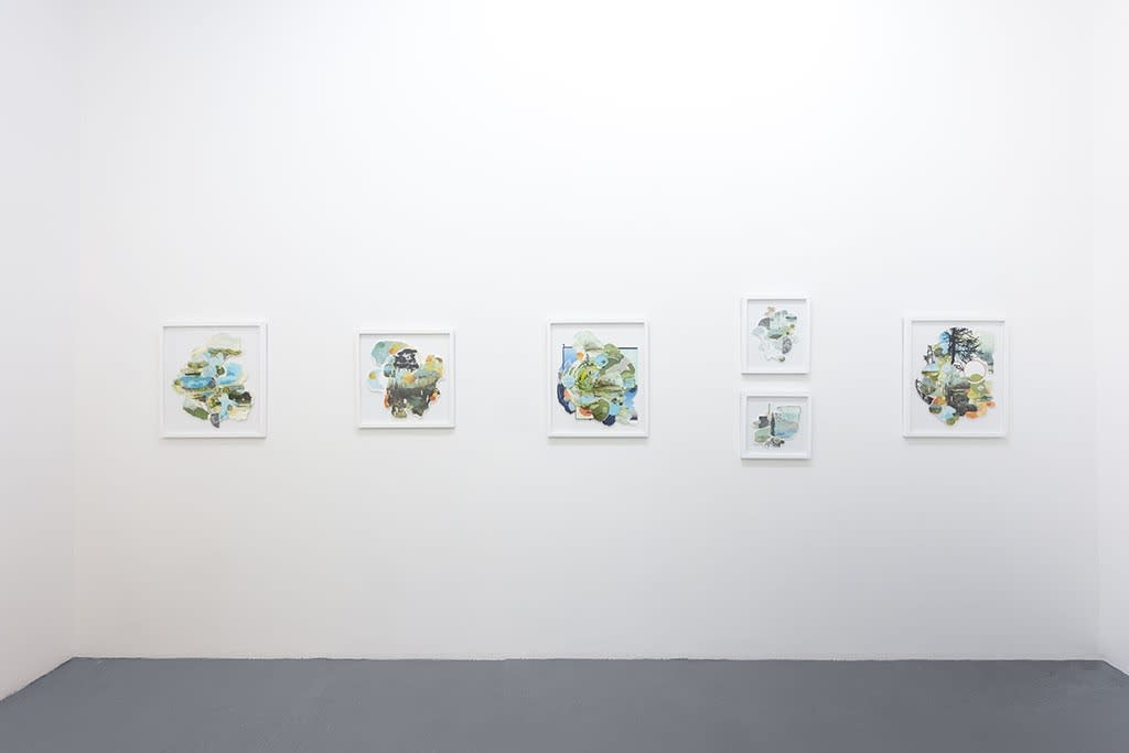 Installation view of Gregory Euclide's Assembled Lands