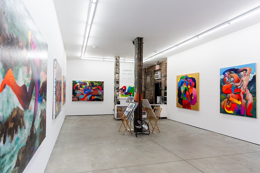 Opening night of "Country" at Hashimoto Contemporary NYC