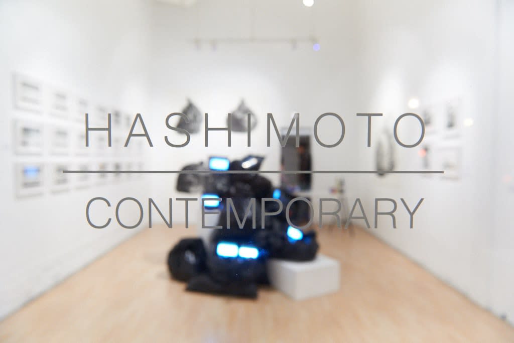 Installation image from Joel Daniel Phillips' "Hazards May Be Present II" at Hashimoto Contemporary SF