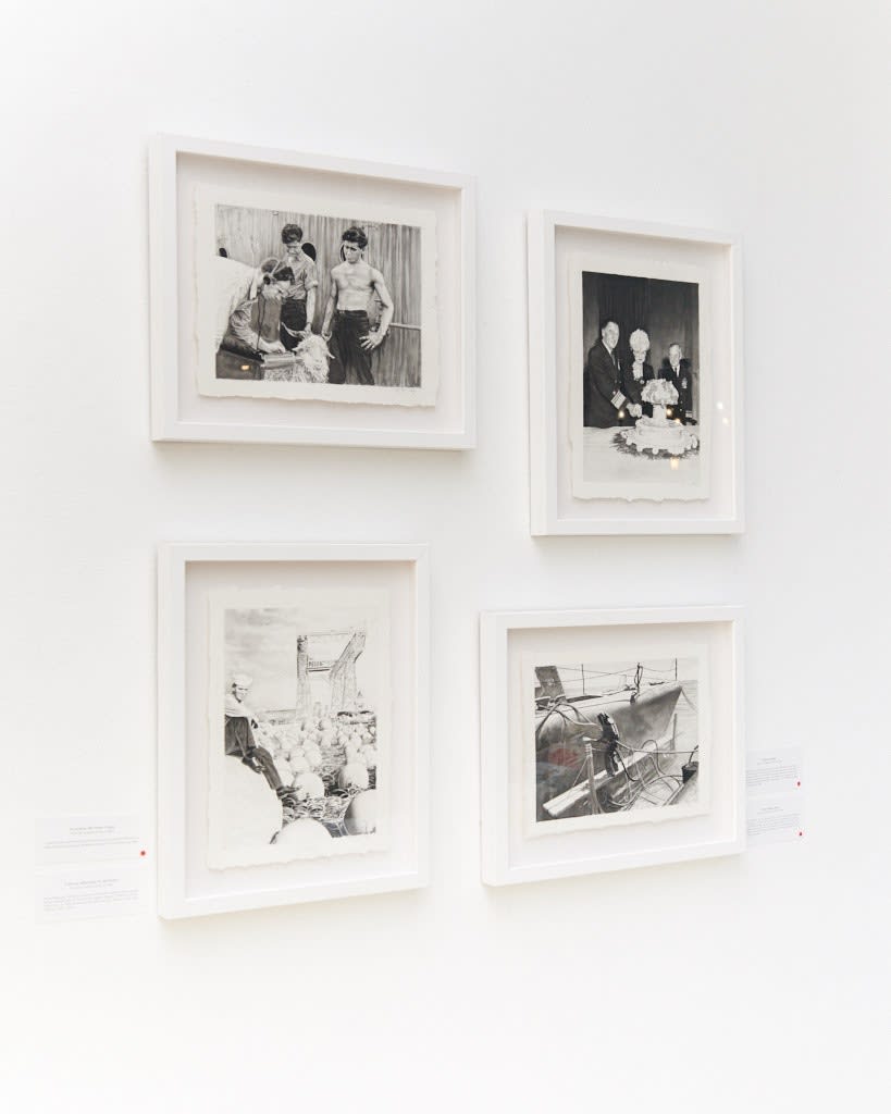 Installation image from Joel Daniel Phillips' "Hazards May Be Present II" at Hashimoto Contemporary SF