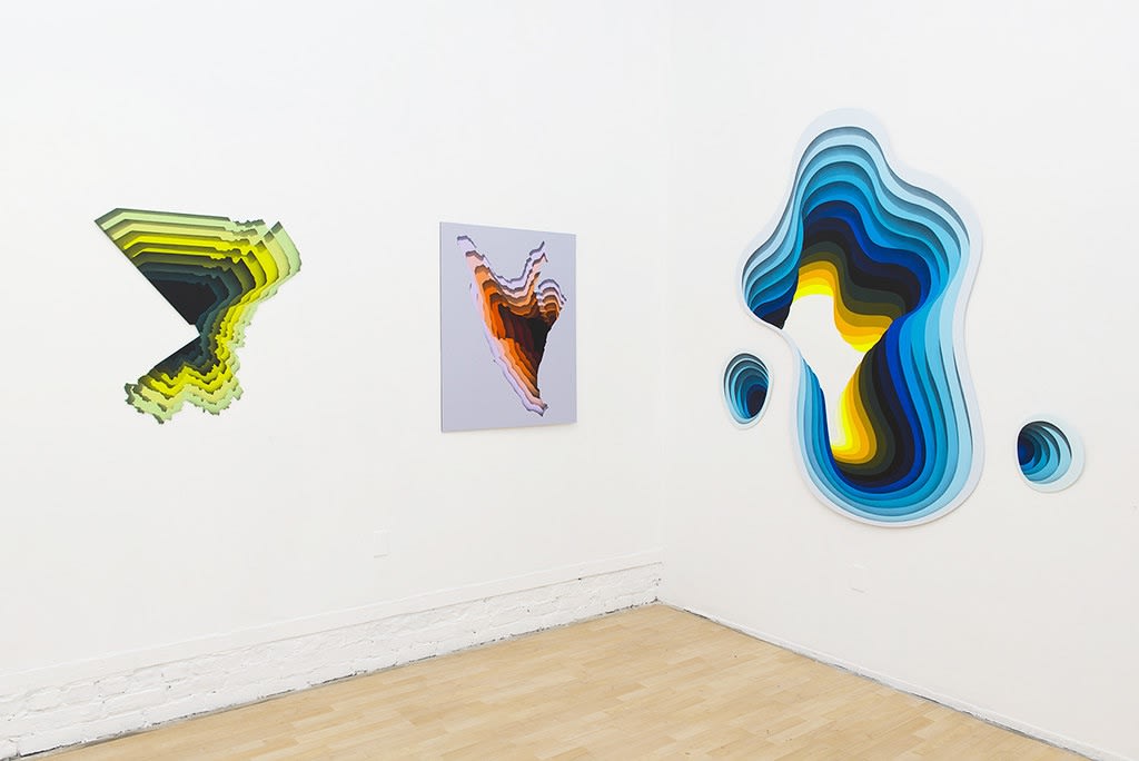Installation view from 1010's exhibition "Eversion" at Hashimoto Contemporary SF
