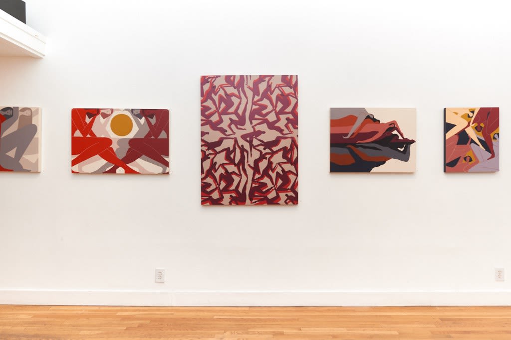 Installation image from Laura Berger's "Sentient" at Hashimoto Contemporary SF