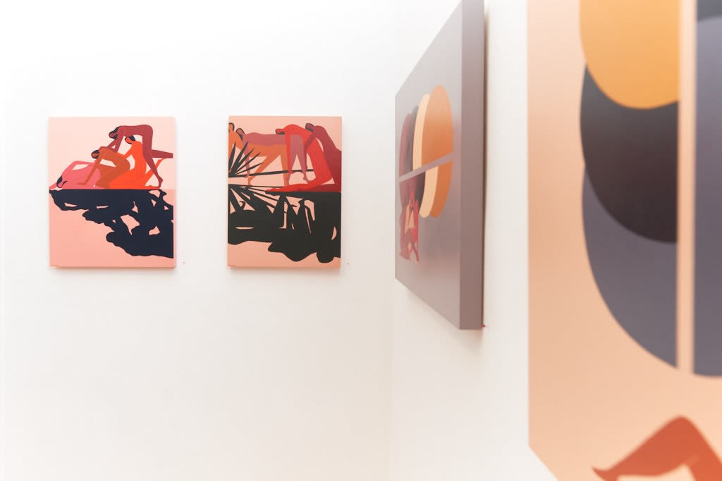 Installation image from Laura Berger's "Sentient" at Hashimoto Contemporary SF