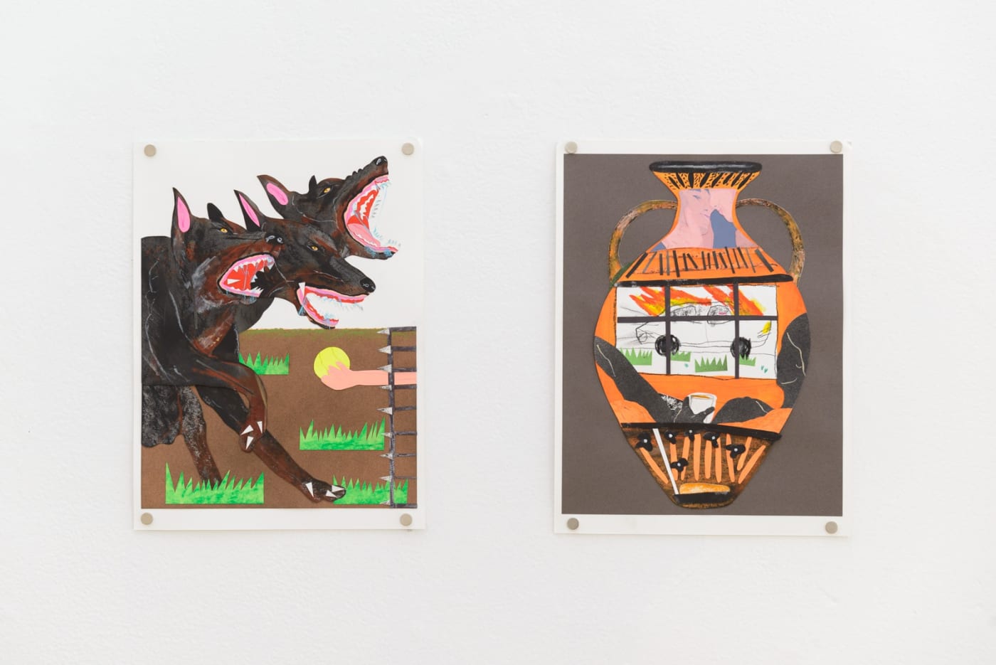 Installation view of "Friends & Family" group show in SF