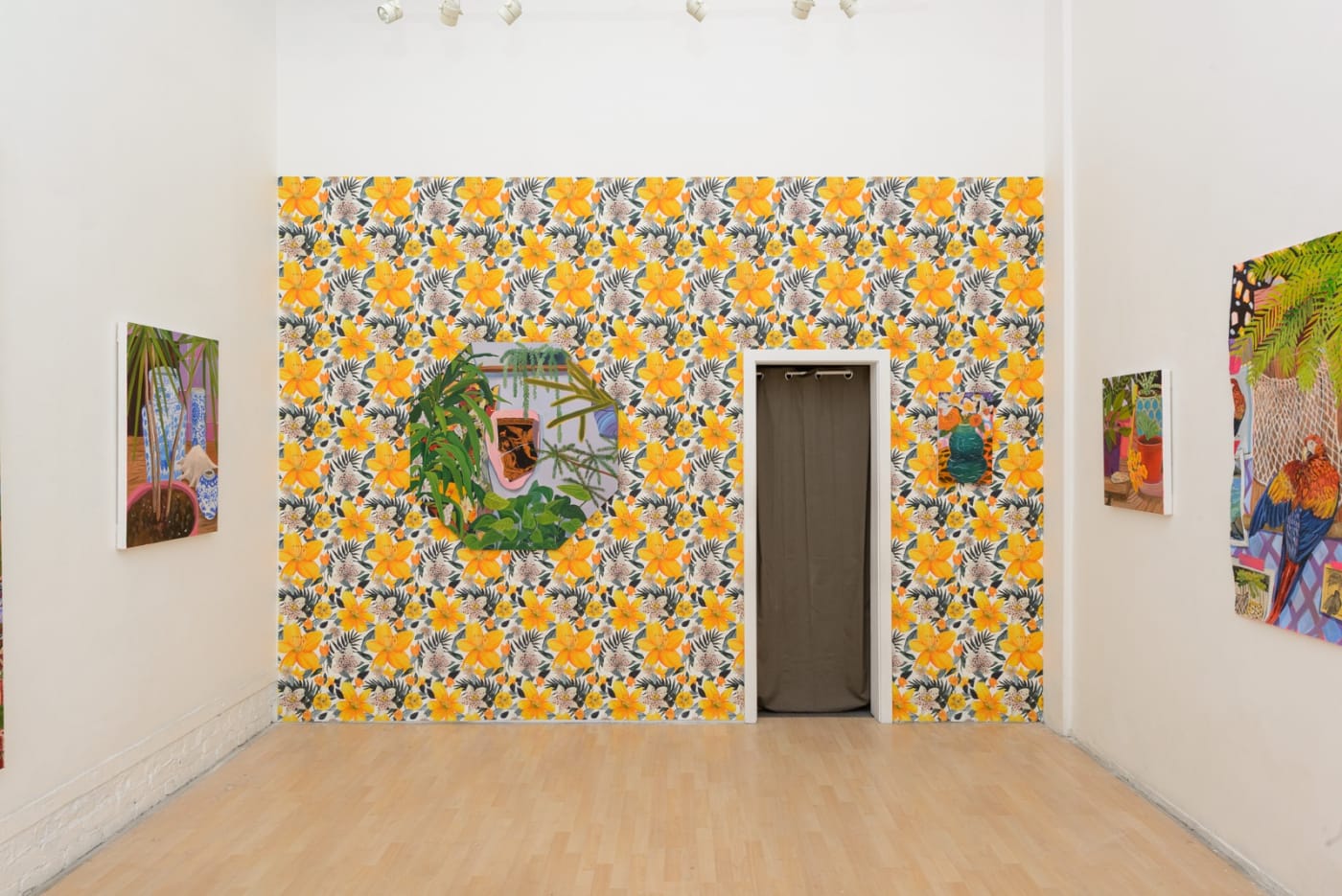 Installation image from Anna Valdez' "Objects of Affection" at Hashimoto Contemporary SF