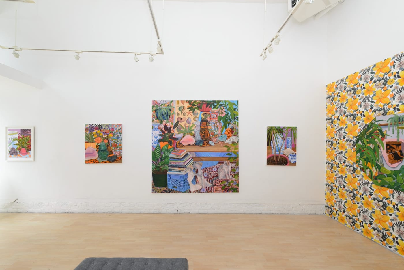 Installation image from Anna Valdez' "Objects of Affection" at Hashimoto Contemporary SF
