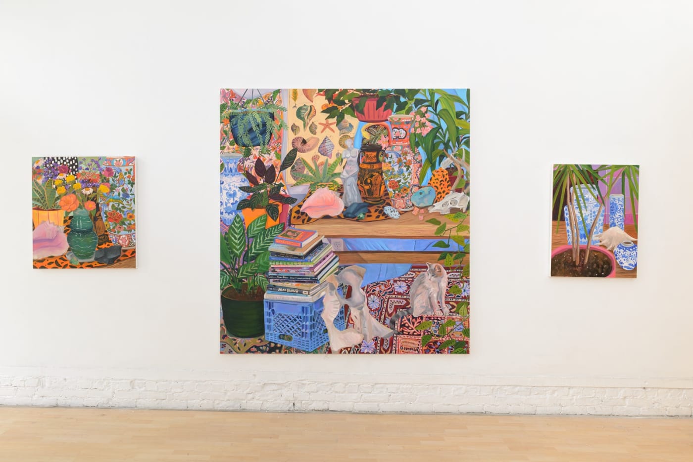Installation image from Anna Valdez' "Objects of Affection" at Hashimoto Contemporary SF