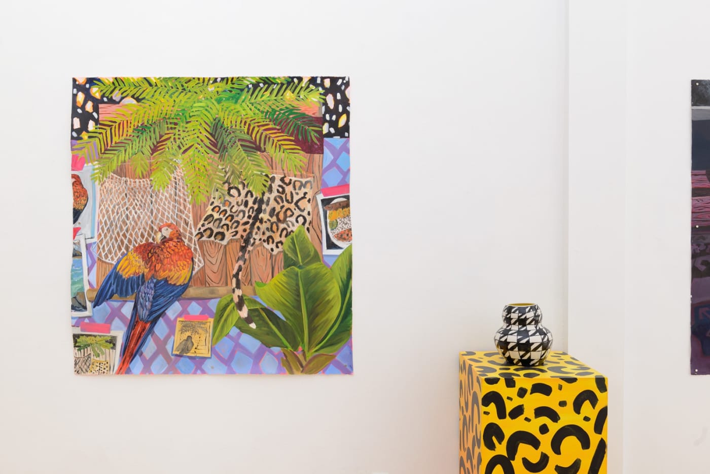Installation image from Anna Valdez' "Objects of Affection" at Hashimoto Contemporary SF