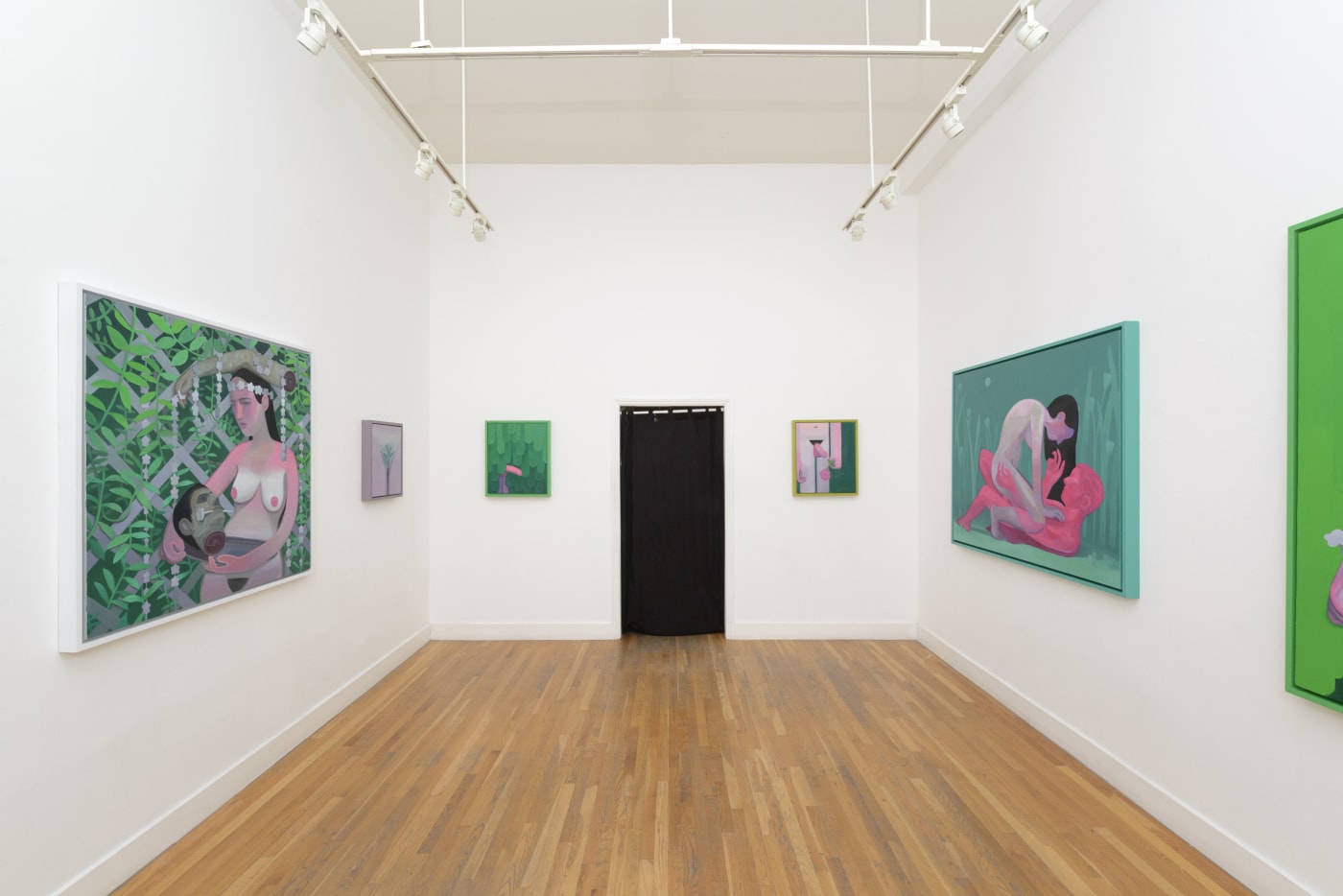 Installation image from Corey Lamb's "Verdant" at Hashimoto Contemporary SF