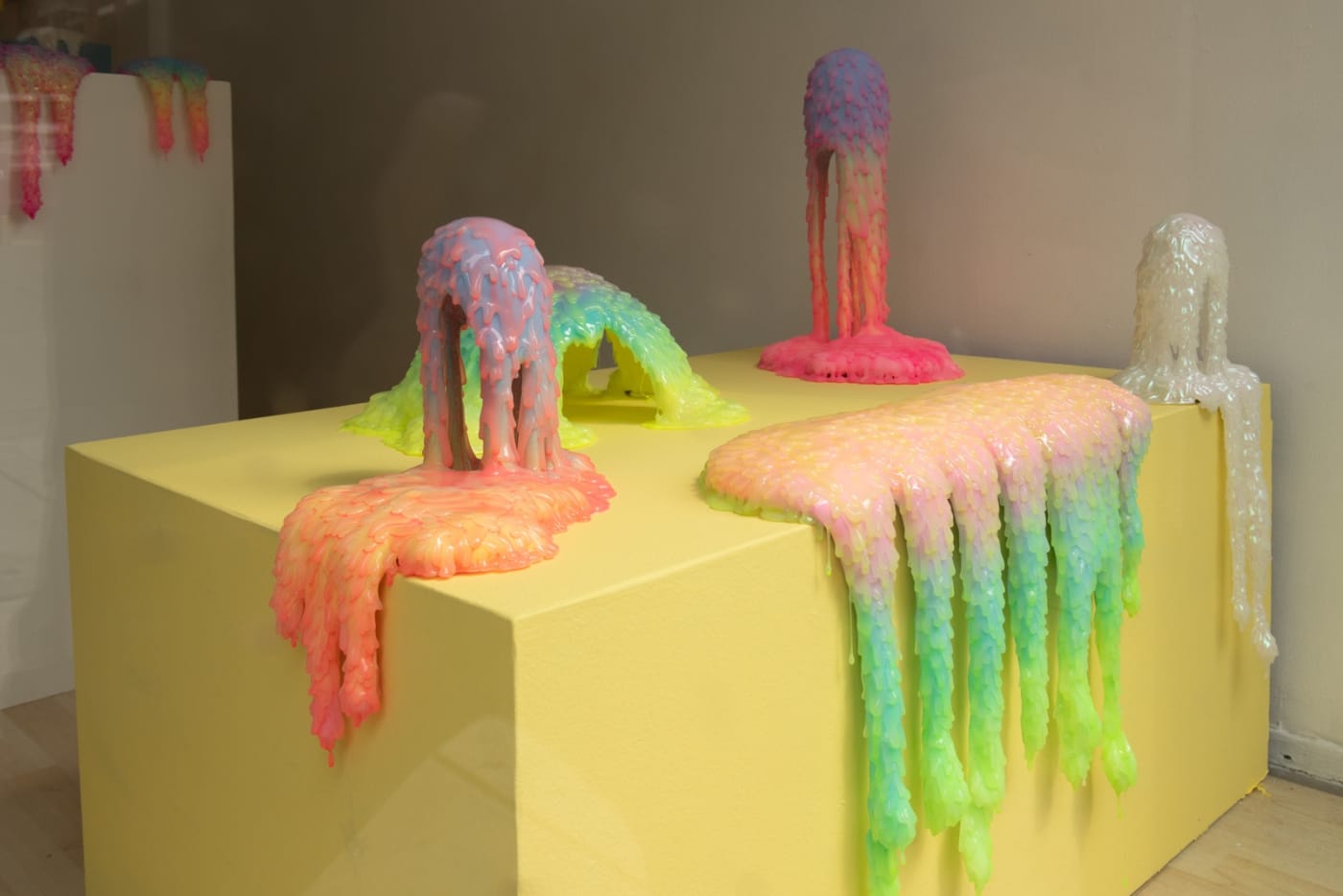Installation image of Dan Lam's exhibition "Sweet Meats" at Hashimoto Contemporary SF