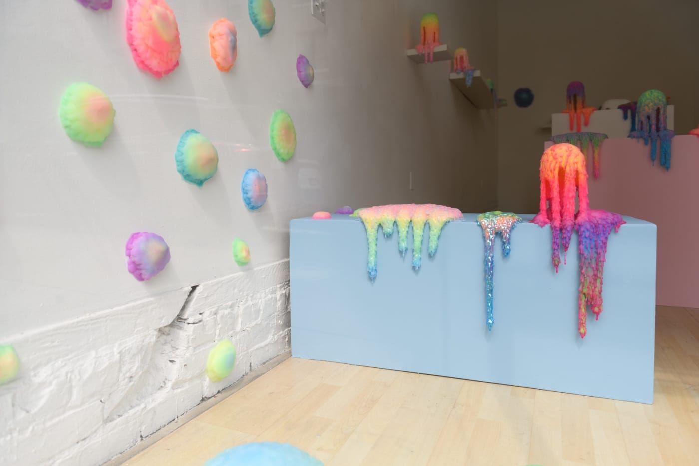 Installation image of Dan Lam's exhibition "Sweet Meats" at Hashimoto Contemporary SF