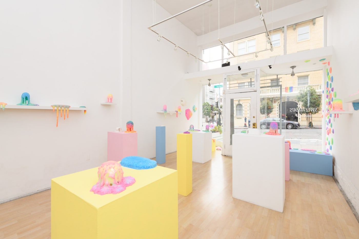 Installation image of Dan Lam's exhibition "Sweet Meats" at Hashimoto Contemporary SF