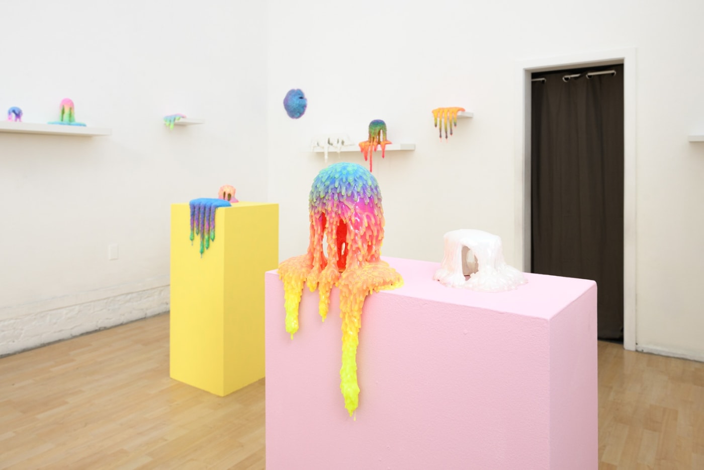 Installation image of Dan Lam's exhibition "Sweet Meats" at Hashimoto Contemporary SF