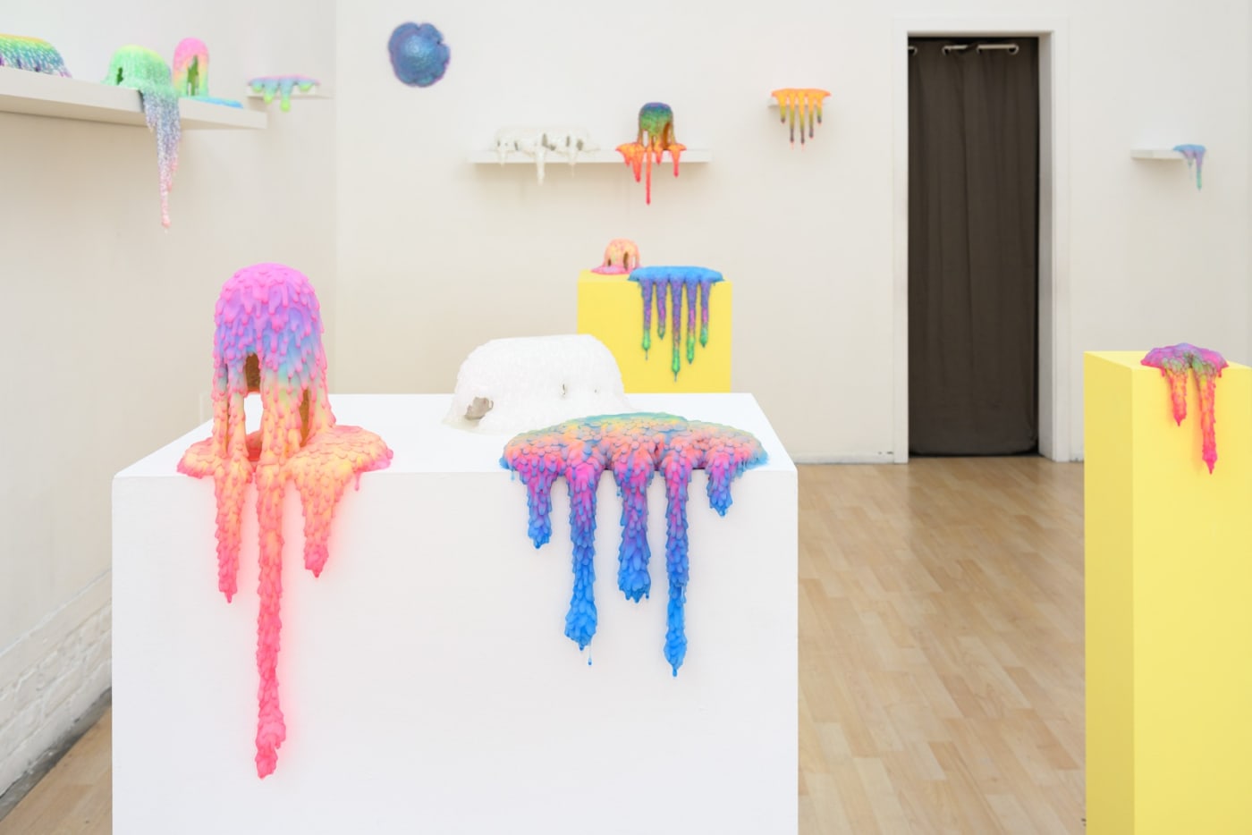 Installation image of Dan Lam's exhibition "Sweet Meats" at Hashimoto Contemporary SF