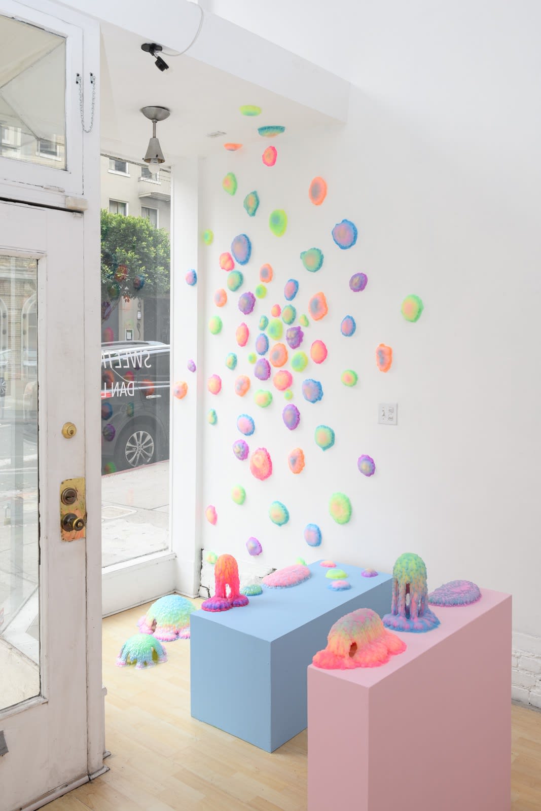 Installation image of Dan Lam's exhibition "Sweet Meats" at Hashimoto Contemporary SF