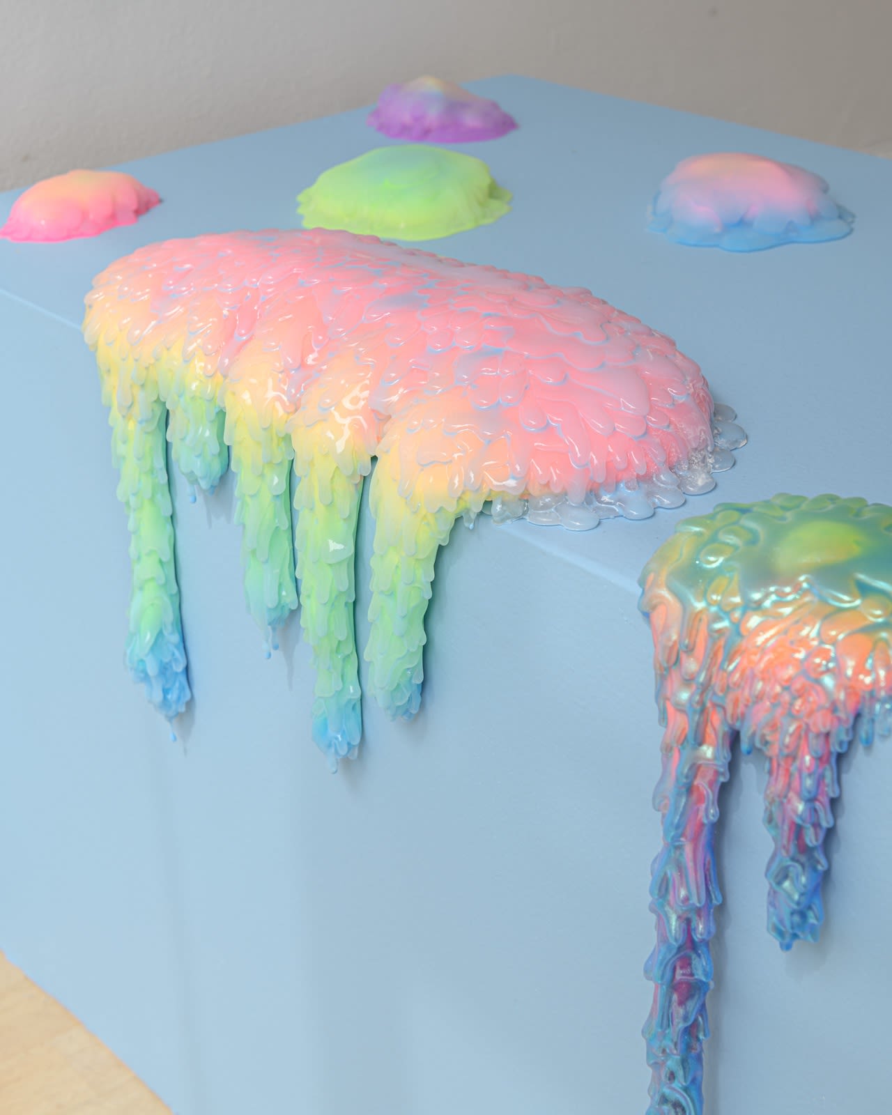 Installation image of Dan Lam's exhibition "Sweet Meats" at Hashimoto Contemporary SF