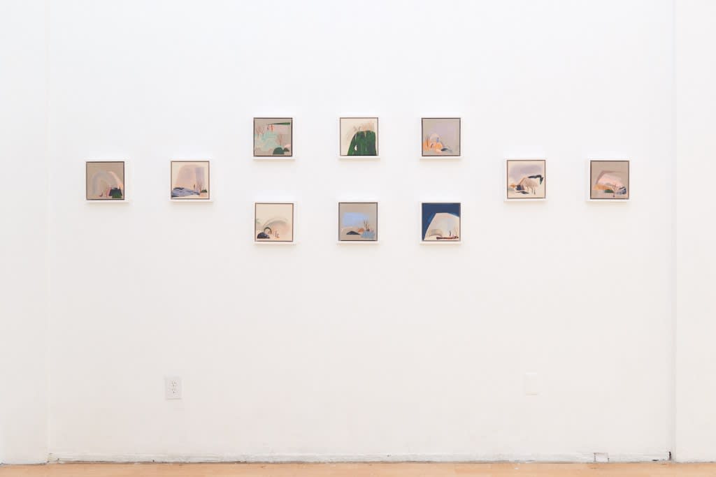 Installation image from Seonna Hong's exhibition "Things Will Get Better" at Hashimoto Contemporary SF