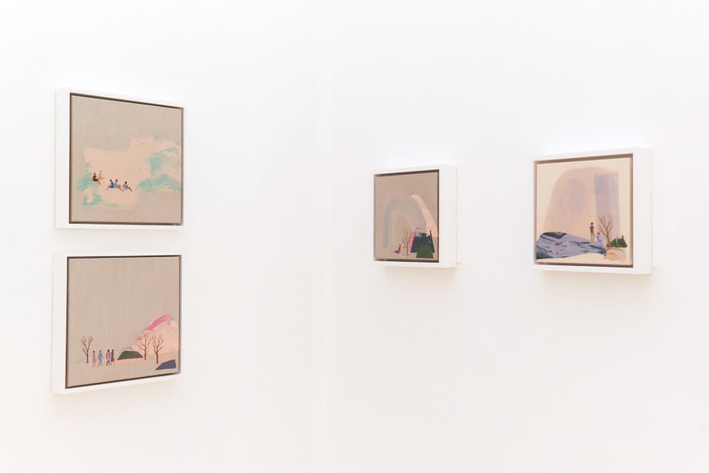 Installation image from Seonna Hong's exhibition "Things Will Get Better" at Hashimoto Contemporary SF