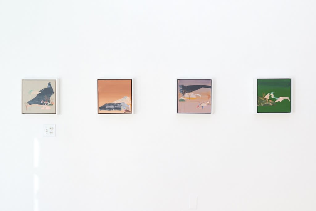 Installation image from Seonna Hong's exhibition "Things Will Get Better" at Hashimoto Contemporary SF