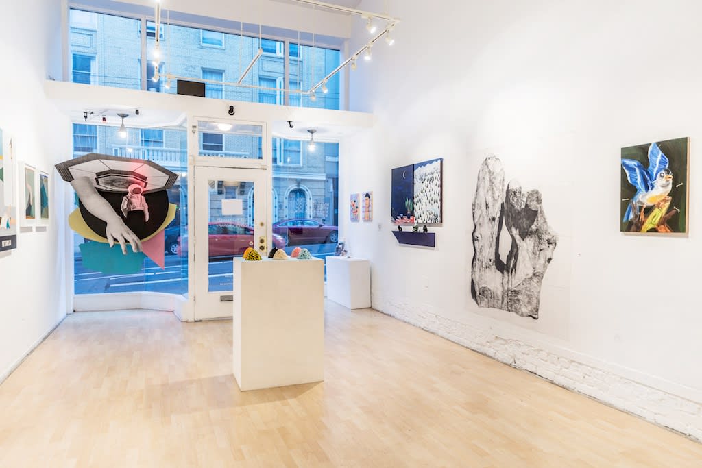 Installation image of "Winter Group Show" at Hashimoto Contemporary