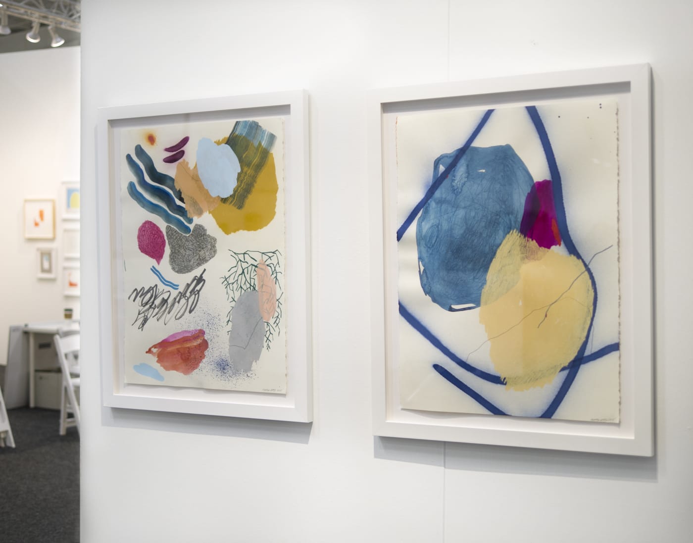 Art fair booth installation at Art on Paper