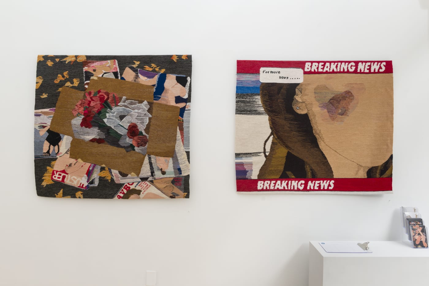 Installation image from Erin M. Riley's  "Simple" at Hashimoto Contemporary SF