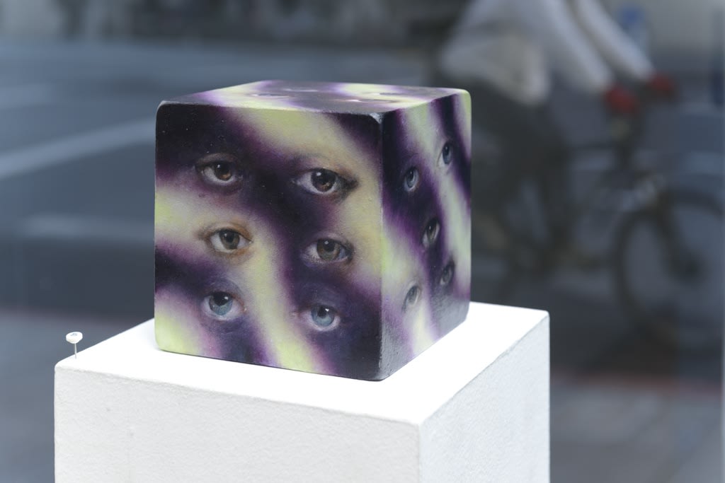 Installation image from "A Tree Falling In The Woods" curated by FMLY Projects at Hashimoto Contemporary SF