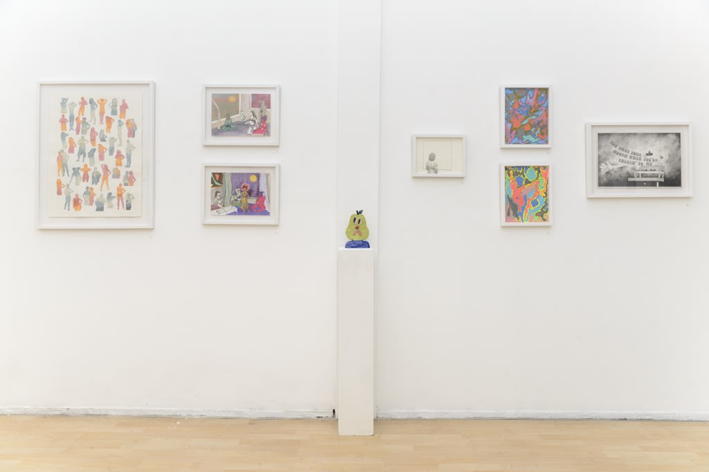 Installation image from "A Tree Falling In The Woods" curated by FMLY Projects at Hashimoto Contemporary SF