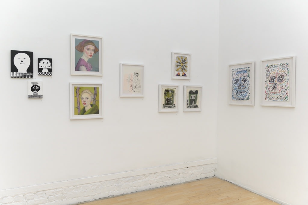 Installation image from "A Tree Falling In The Woods" curated by FMLY Projects at Hashimoto Contemporary SF
