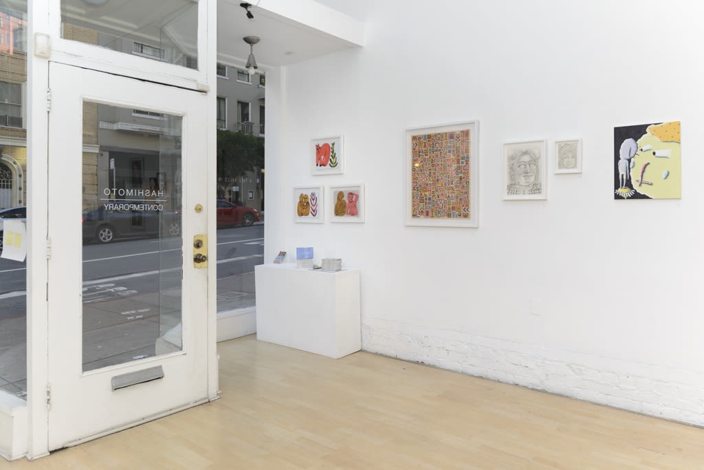 Installation image from "A Tree Falling In The Woods" curated by FMLY Projects at Hashimoto Contemporary SF
