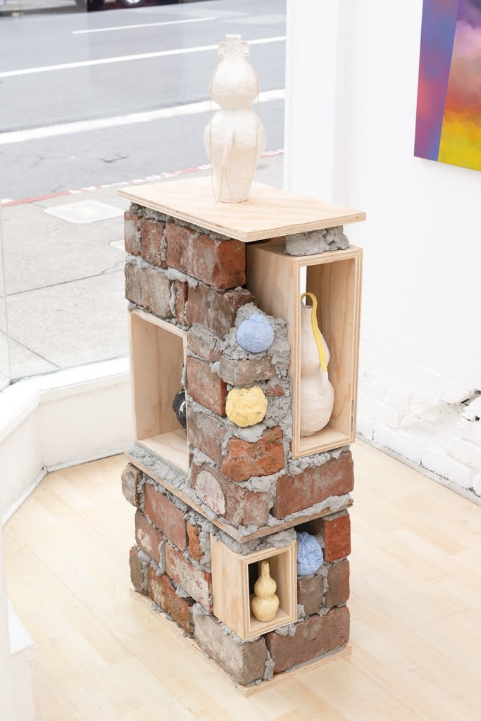 Installation image from "Reading Between the Lines" curated by Anna Valdez at Hashimoto Contemporary SF
