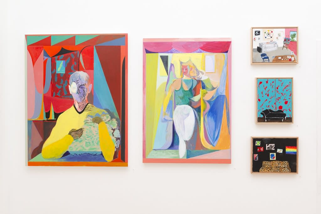 Installation image from "Reading Between the Lines" curated by Anna Valdez at Hashimoto Contemporary SF