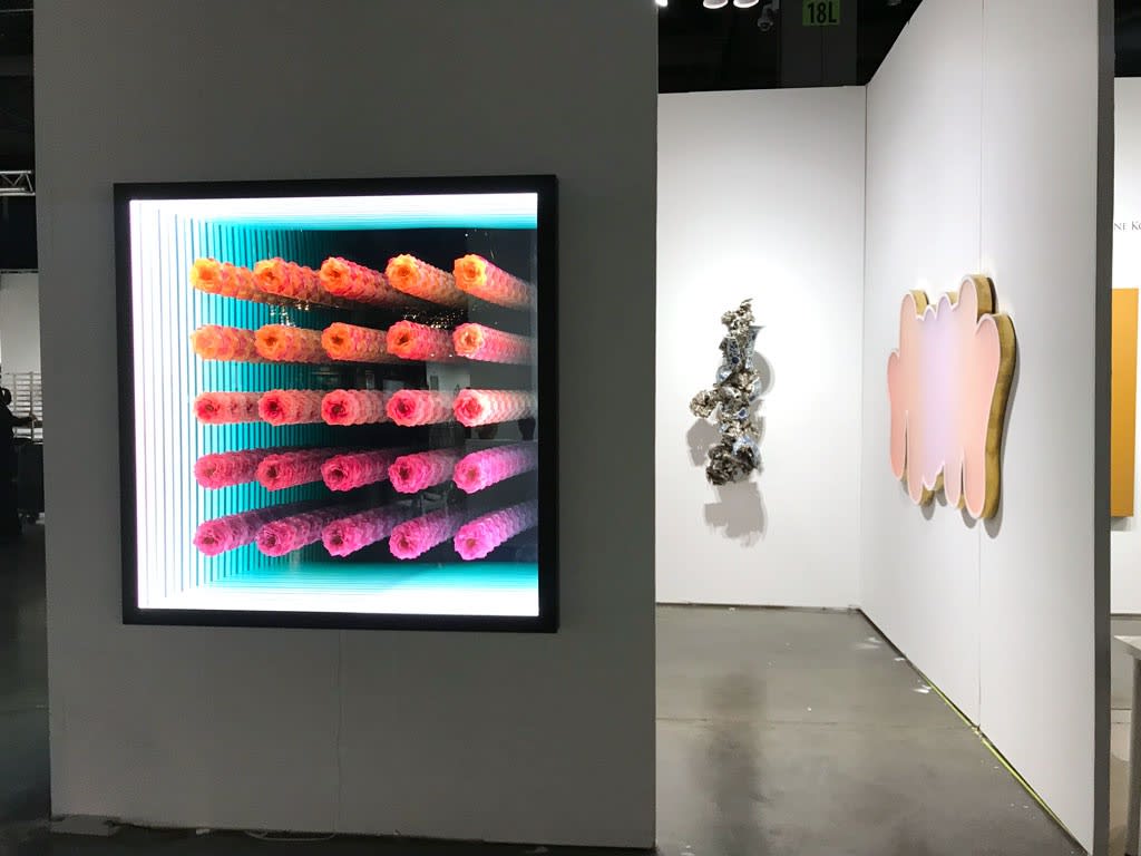 Peter Gronquist installation at an art fair