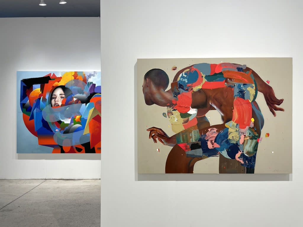 Installation view of the Hashimoto Contemporary booth, Art Miami 2022
