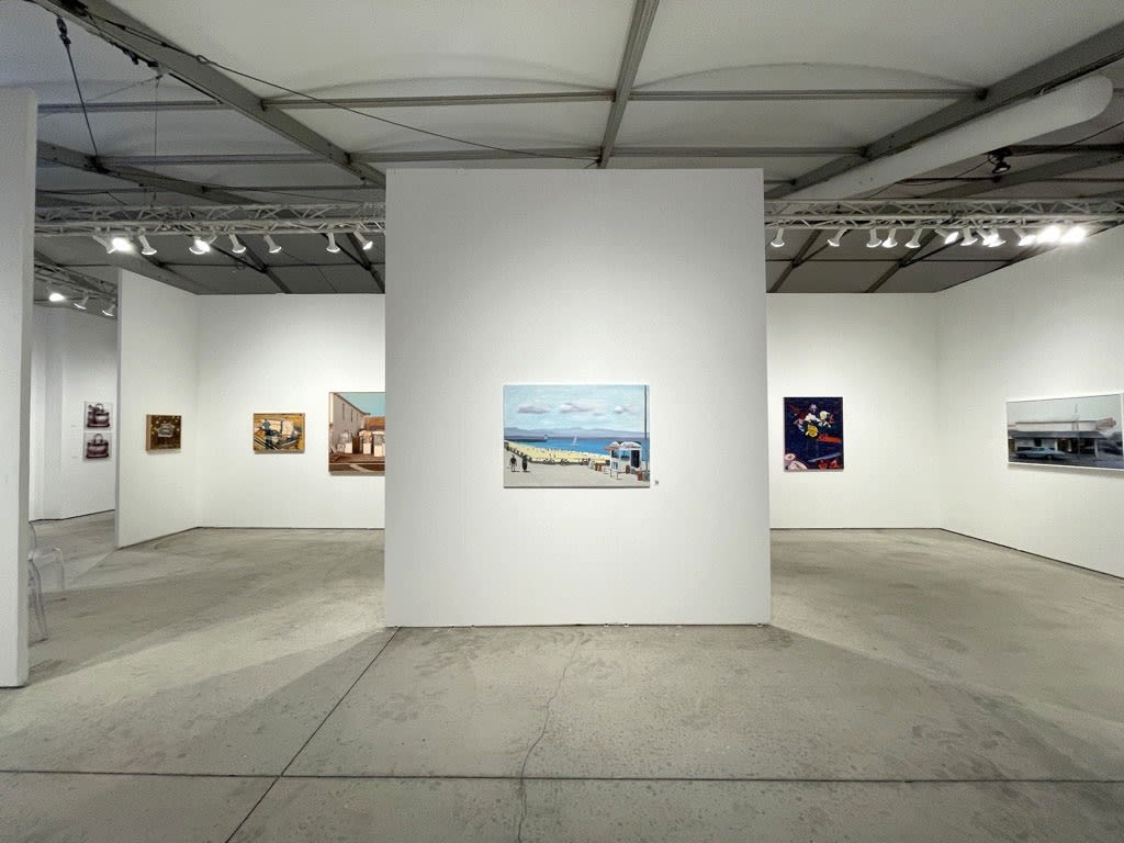 Installation view of the Hashimoto Contemporary booth, Art Miami 2022